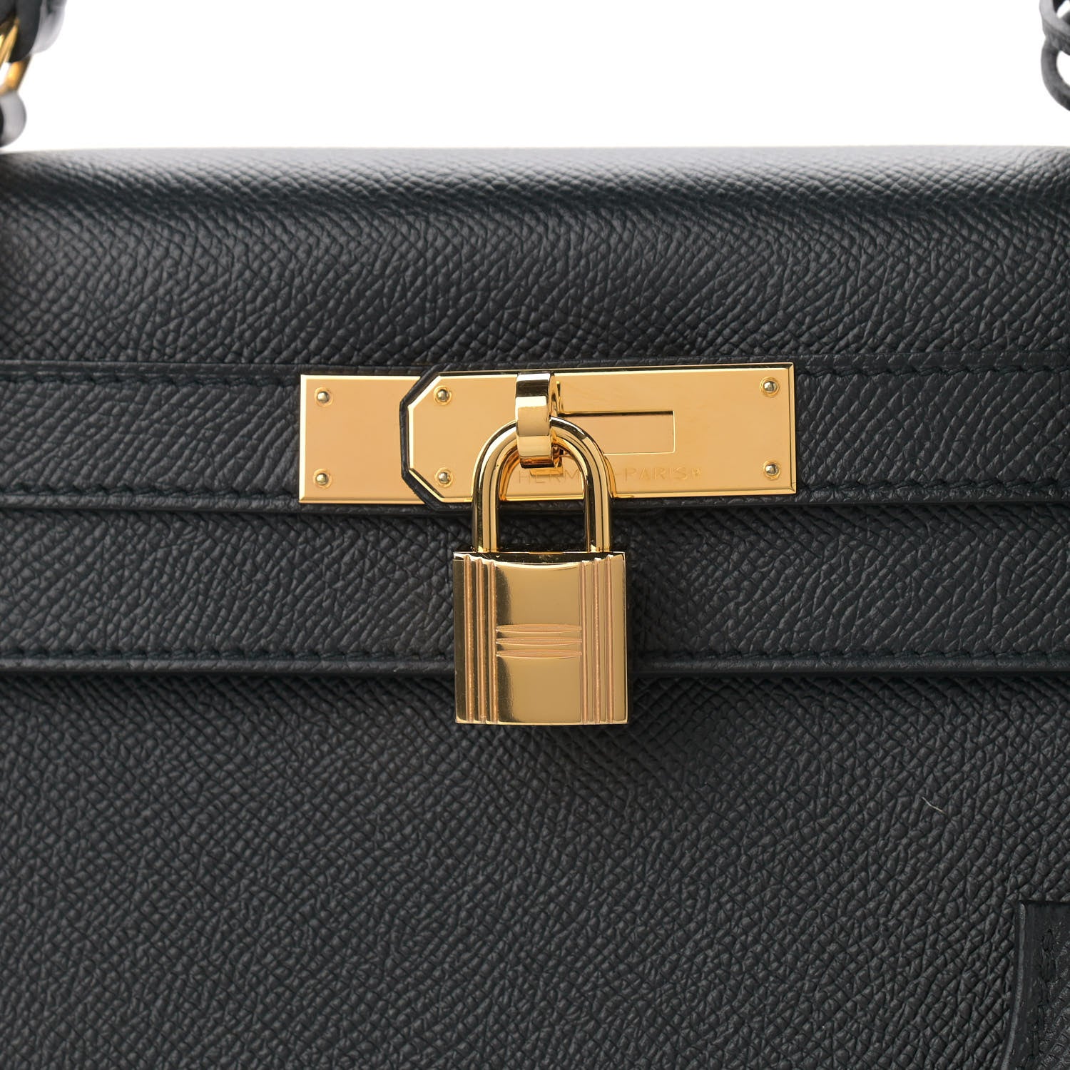 Hermes Epsom Kelly Sellier 28 Black 8 of 14