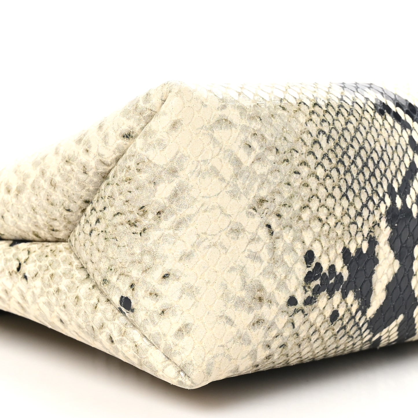 Python Embossed Lina Bag Natural