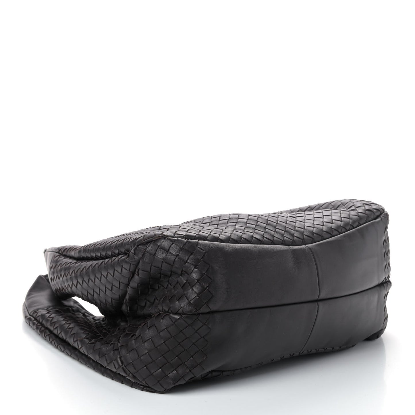 Nappa Intrecciato Medium Campana Ebano