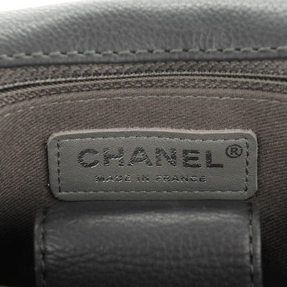 Chanel Calfskin Quilted Couture Messenger Grey 6 of 7