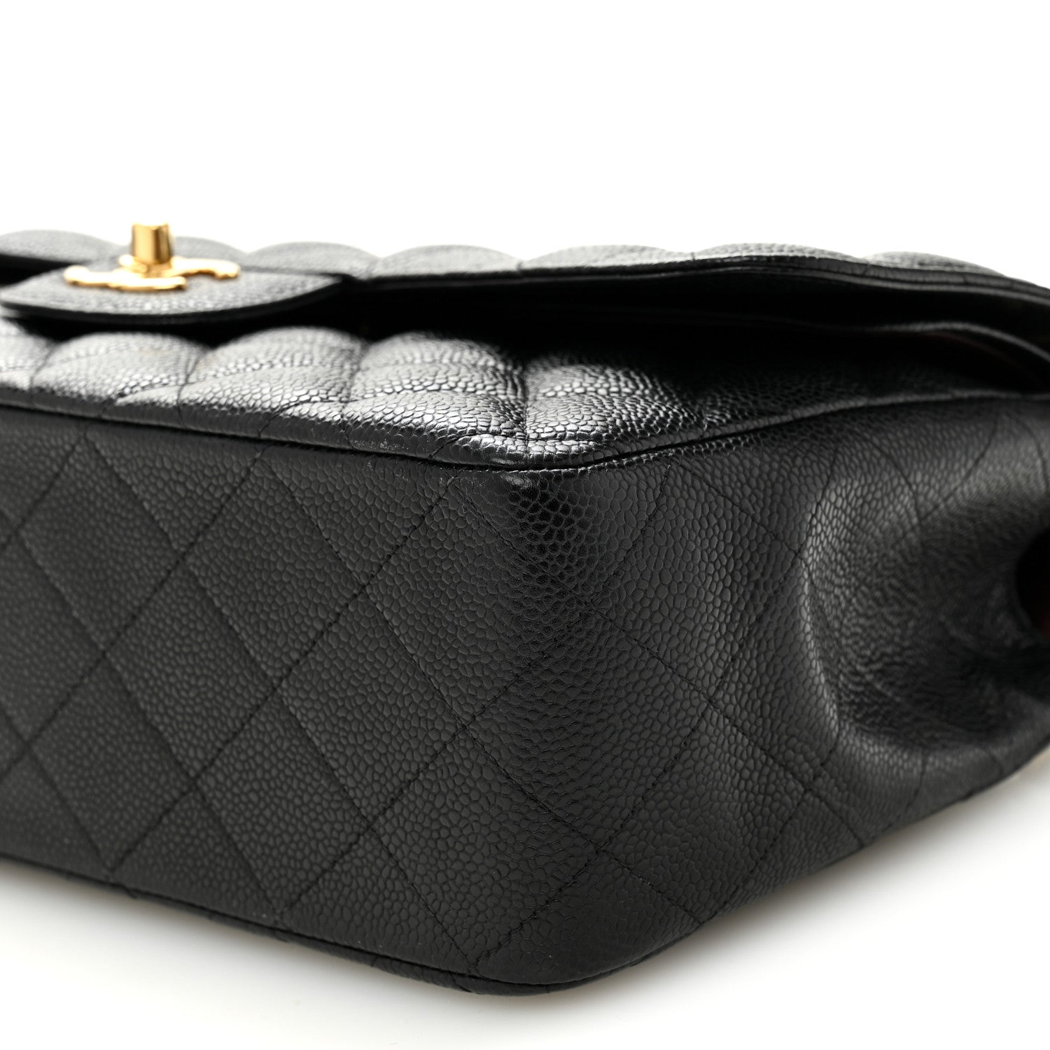 Chanel Caviar Quilted Jumbo Double Flap Black 10 of 10