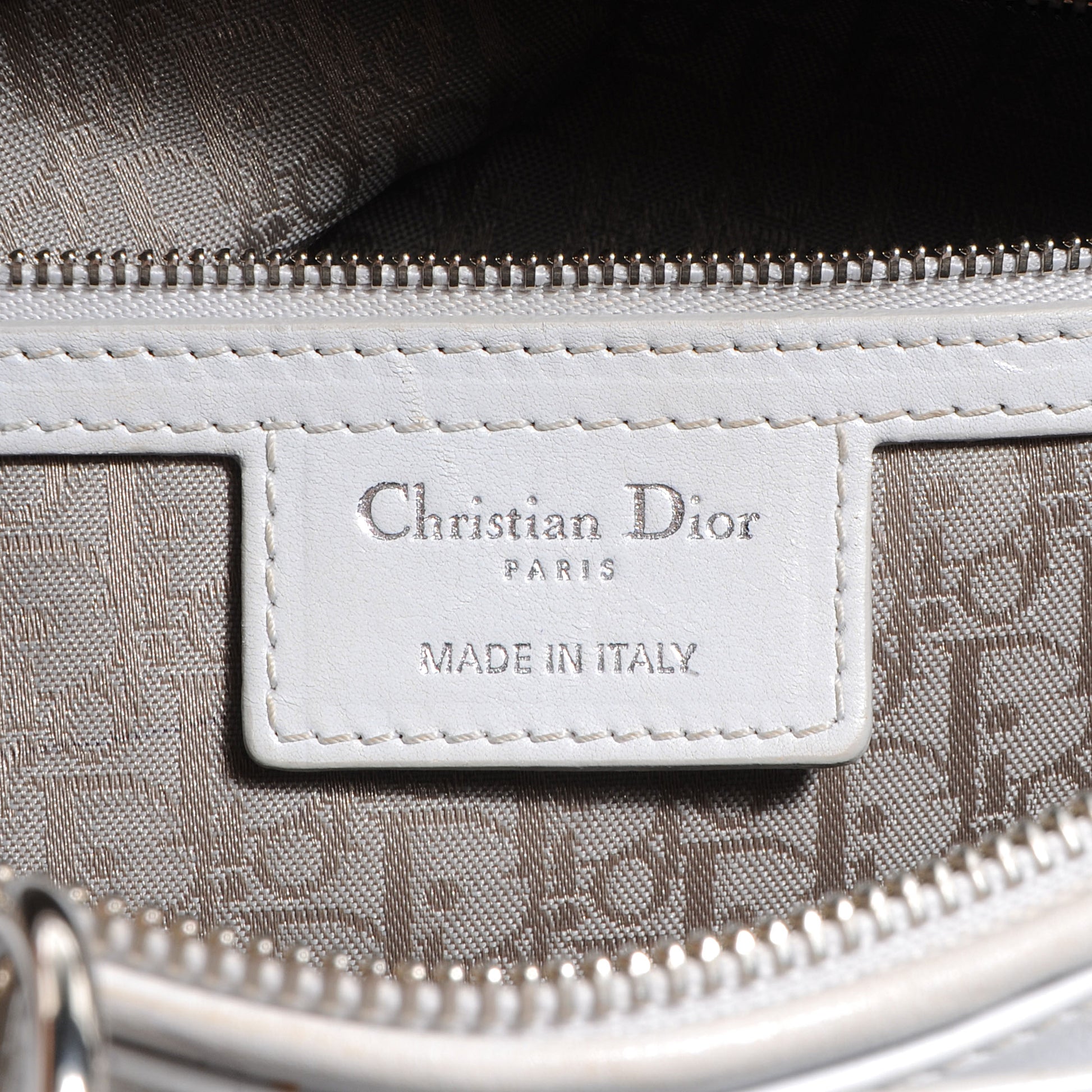 Christian Dior Lambskin Cannage Large Lady Dior White 6 of 9