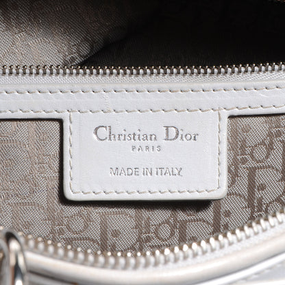 Christian Dior Lambskin Cannage Large Lady Dior White 6 of 9