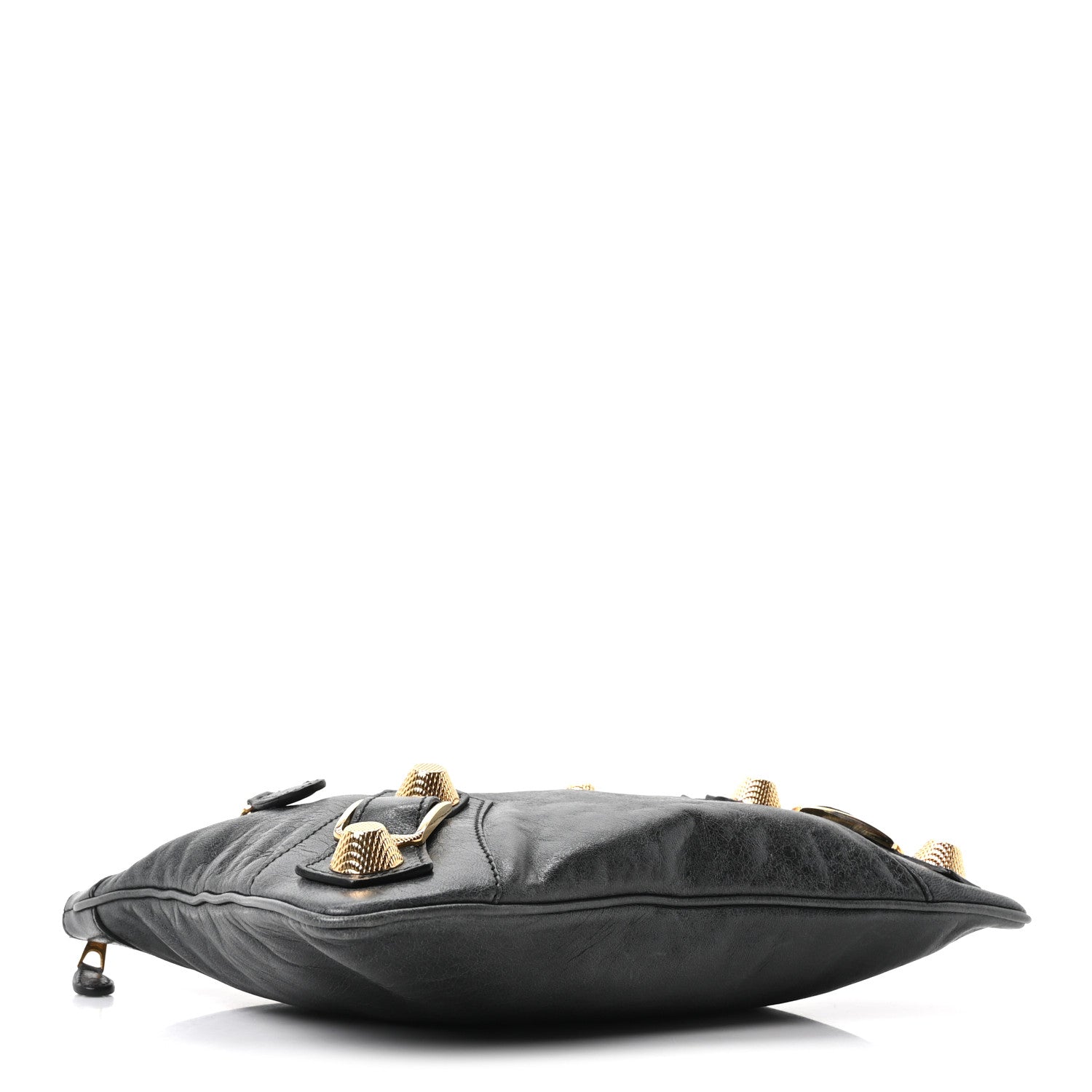 Balenciaga Chevre Giant 21 Gold Hardware Flat Handle Clutch