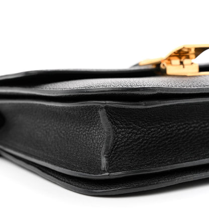 Celine Goatskin Medium Classic Box Flap Bag Black 10 of 13