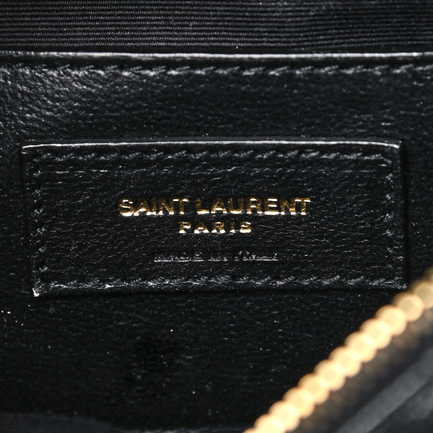 Saint Laurent Grain de Poudre Quilted 80's Vanity Bag Black 5 of 9