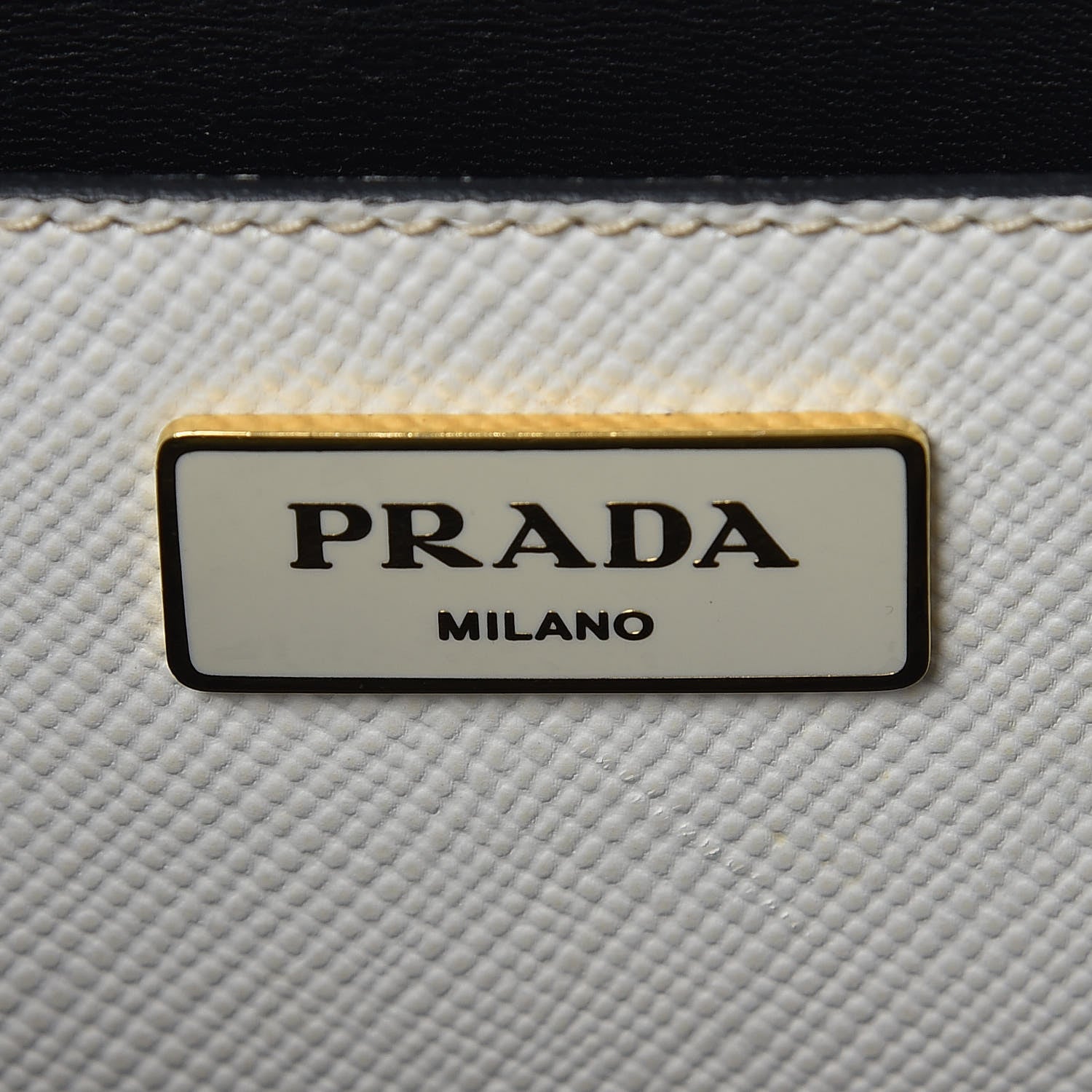 Prada Saffiano Cuir Front Pocket Tote Talco 6 of 11