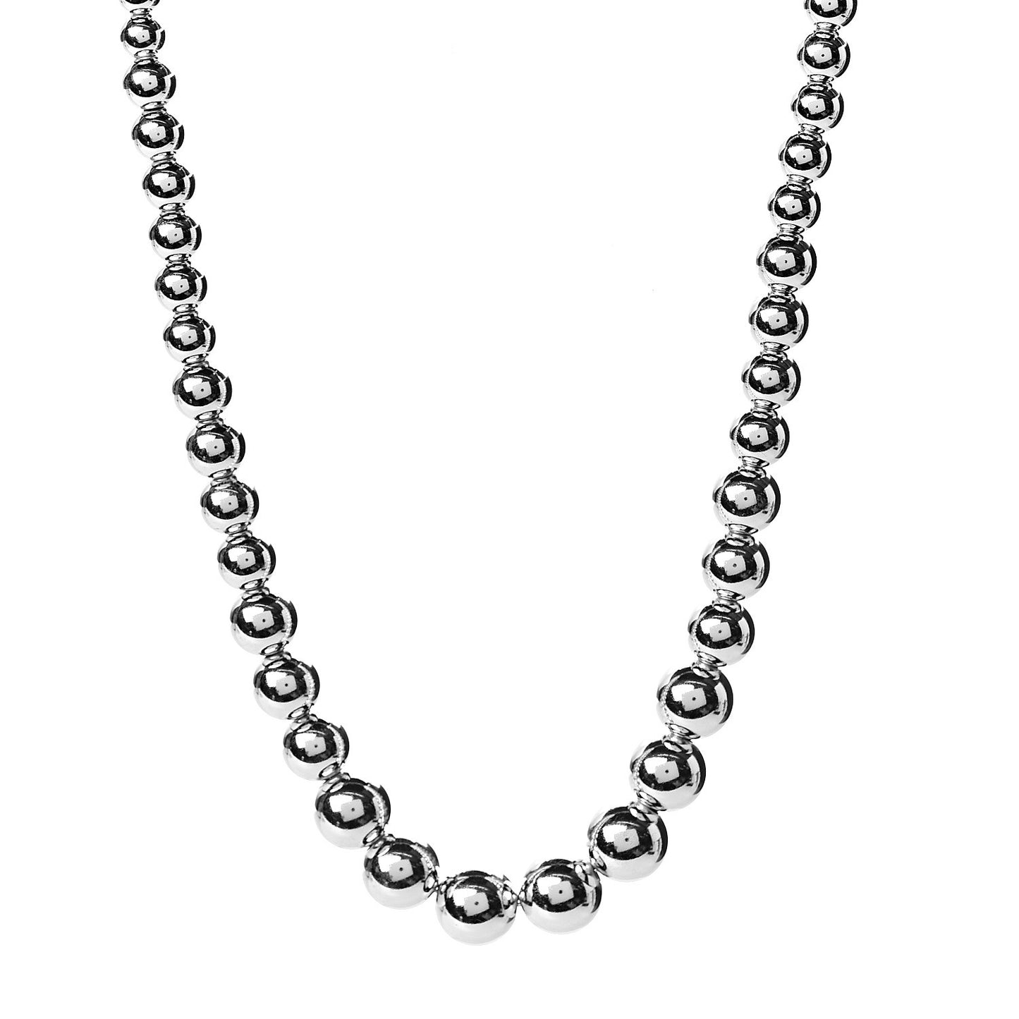 Sterling Silver HardWear Graduated Ball Necklace