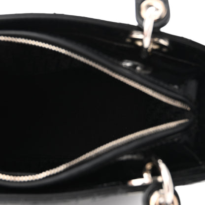 Christian Dior Patent Cannage Medium Lady Dior Black 5 of 11