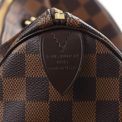 Louis Vuitton Damier Ebene Speedy 35 6 of 9