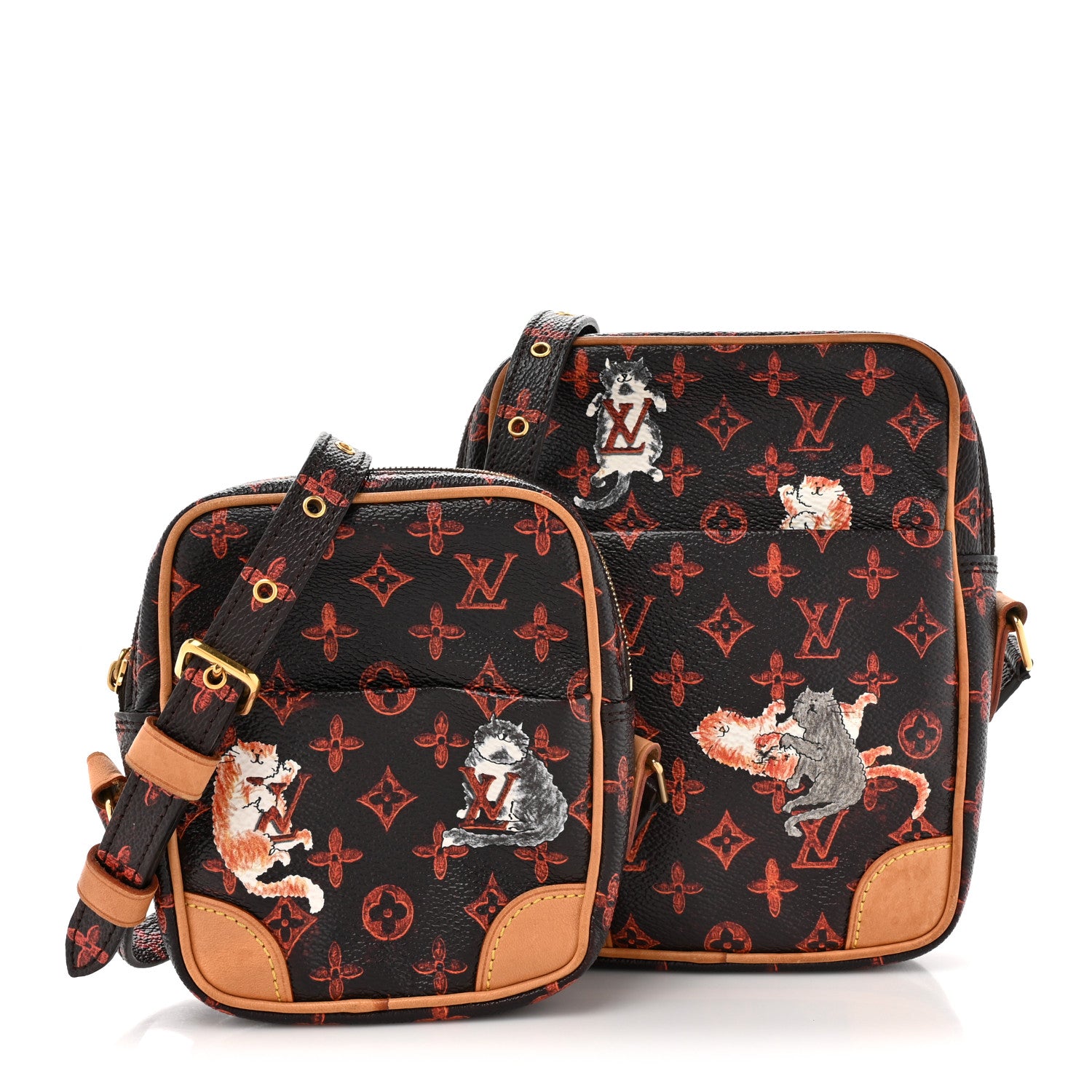Louis Vuitton Catogram Paname Set Marron 1 of 23