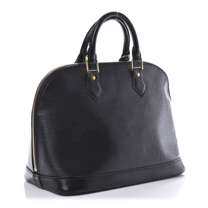 Louis Vuitton Epi Alma PM Black 3 of 9