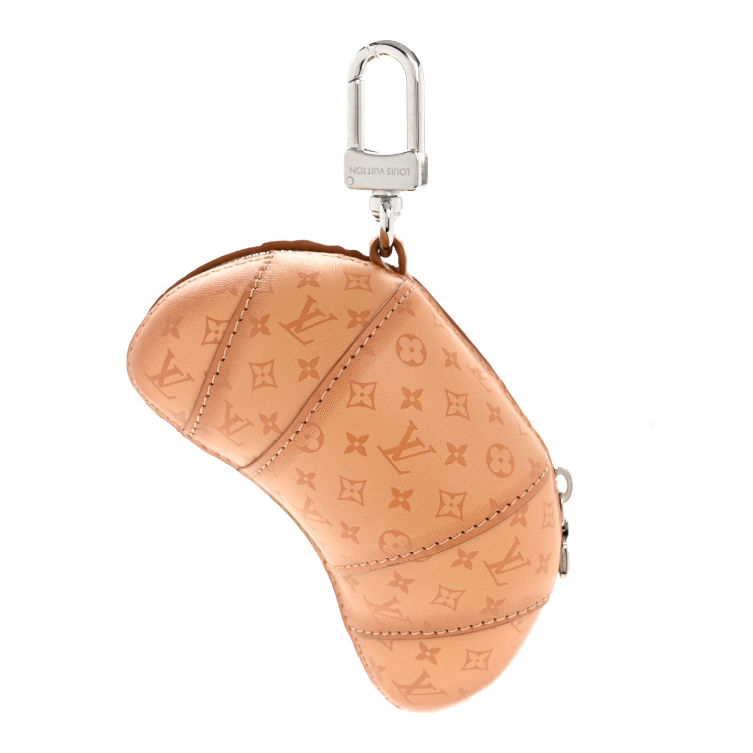Louis Vuitton Monogram LV Ice Cream Bag Charm Rose Brown 1 of 5