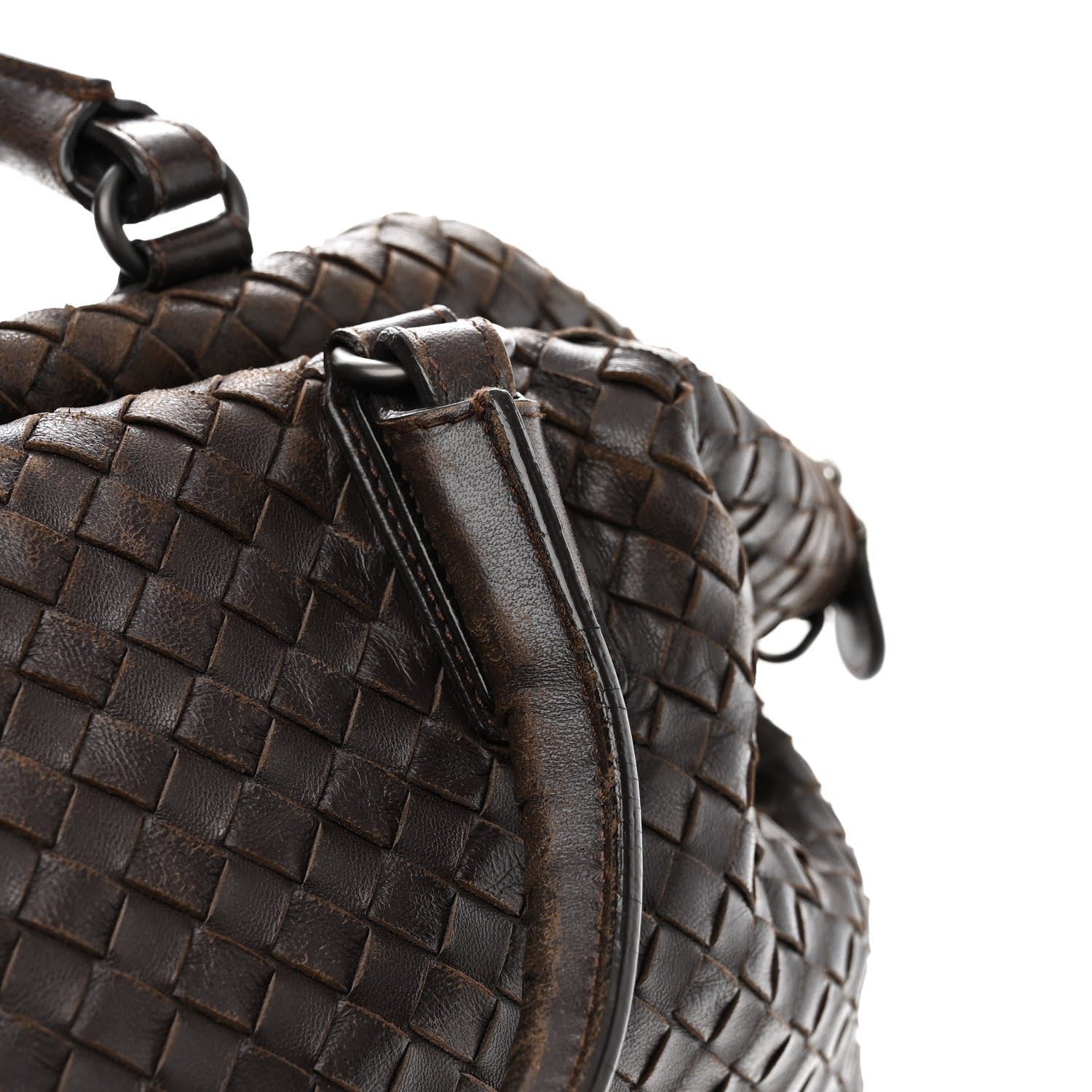Bottega Veneta Nappa Intrecciato Maxi Convertible Tote Ebano 12 of 17