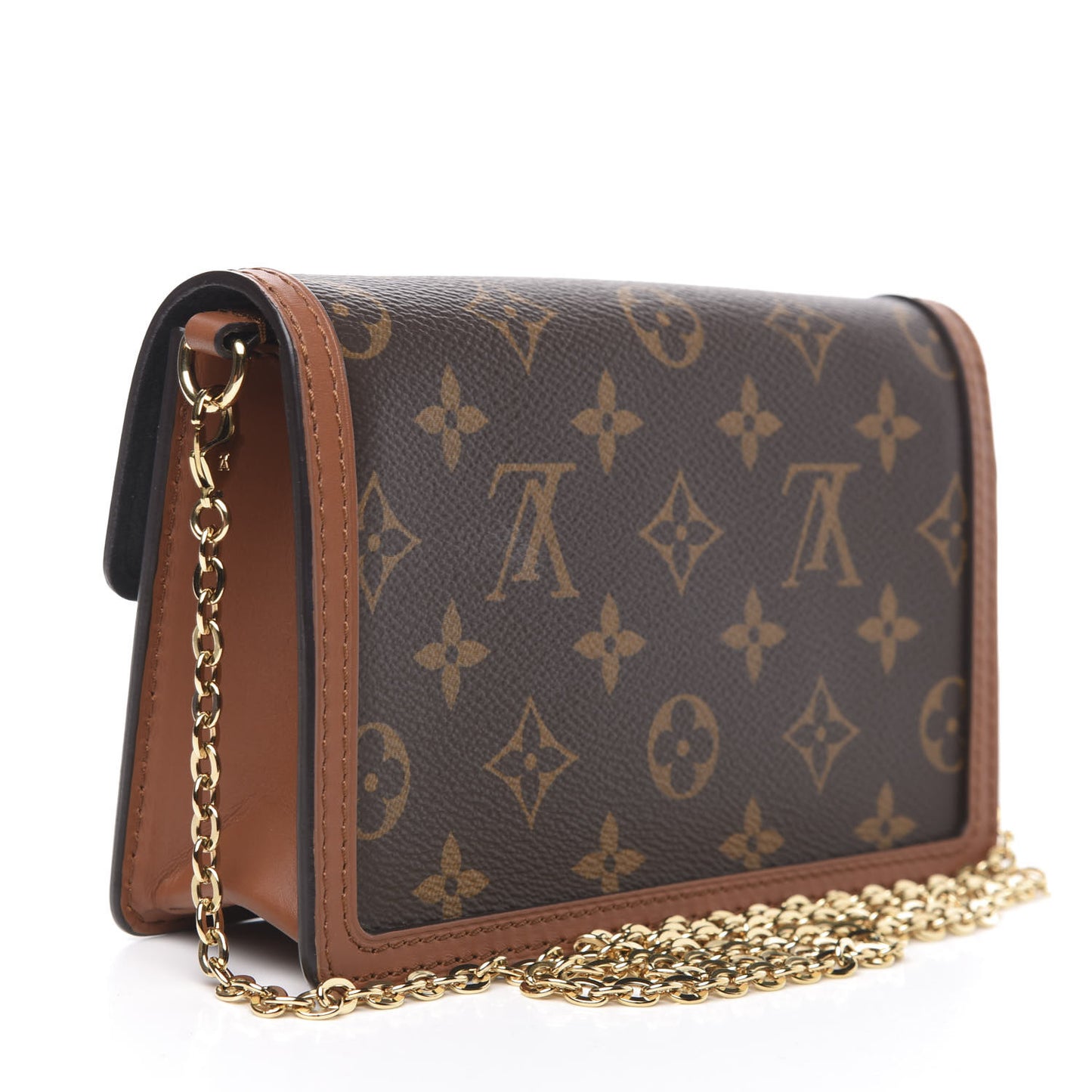 Reverse Monogram Dauphine Chain Wallet