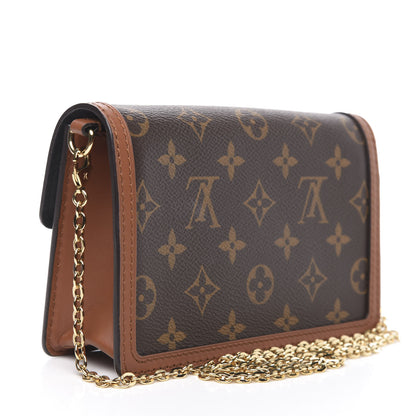 Louis Vuitton Reverse Monogram Dauphine Chain Wallet 3 of 9