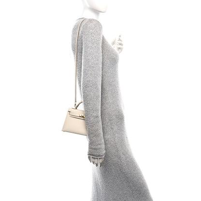 Hermes Epsom Mini Kelly Sellier 20 Craie 2 of 11