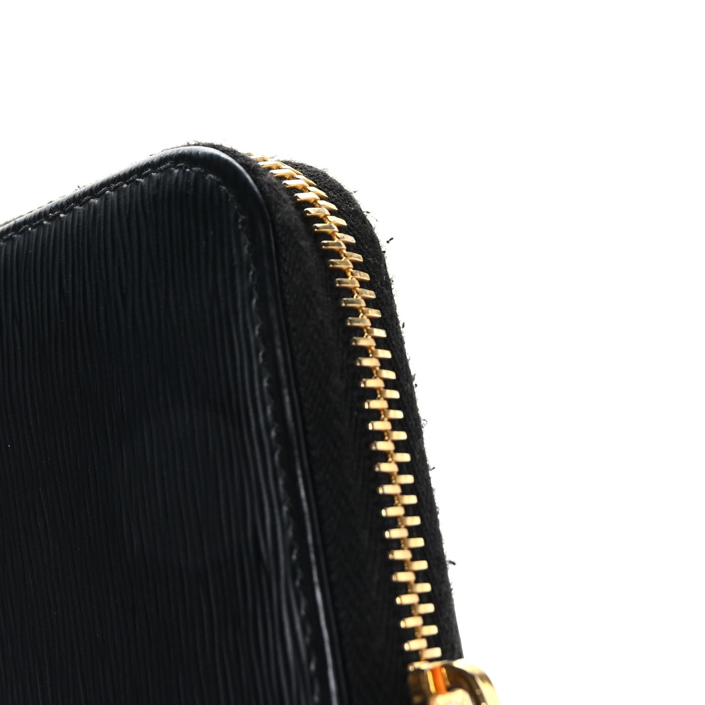 Vitello Move Bi-Color Zip Around Wallet Black Lacca