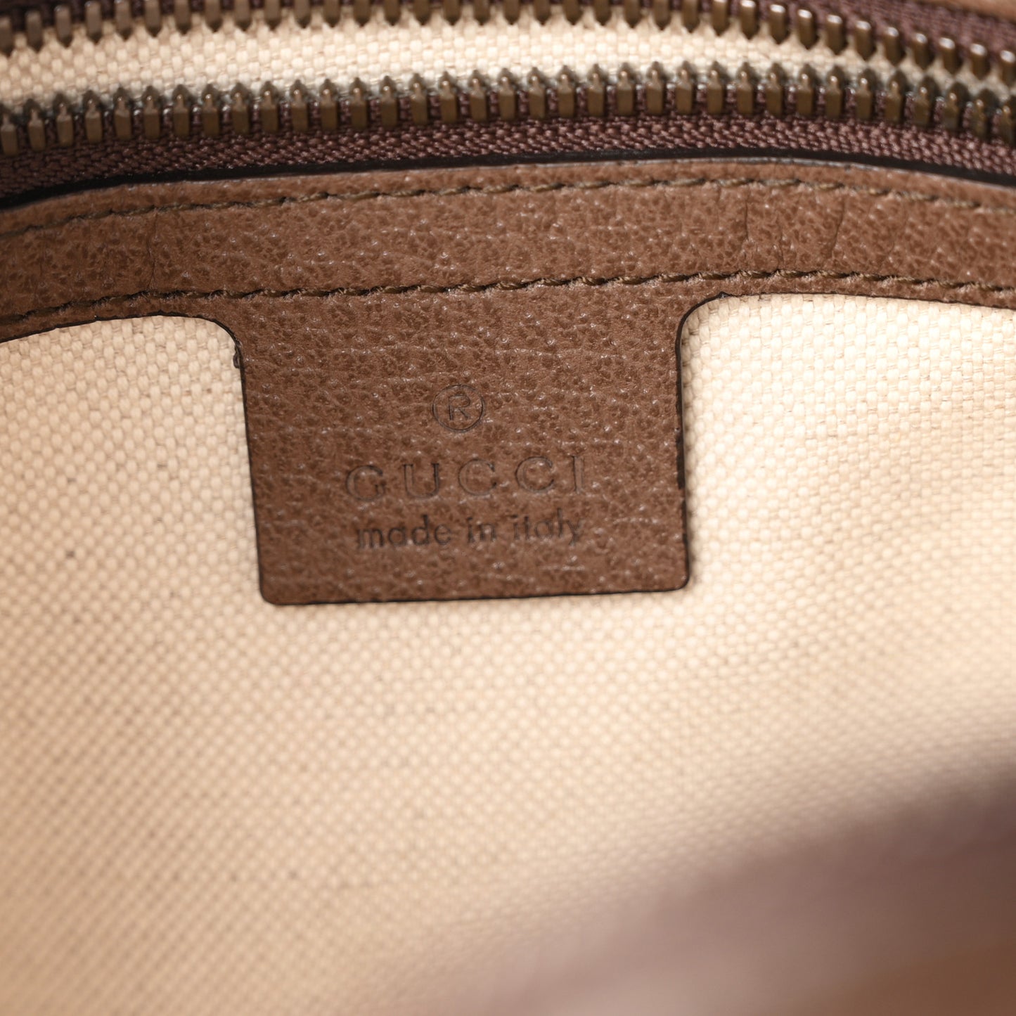 GG Supreme Monogram Web Small Ophidia Messenger Bag Brown
