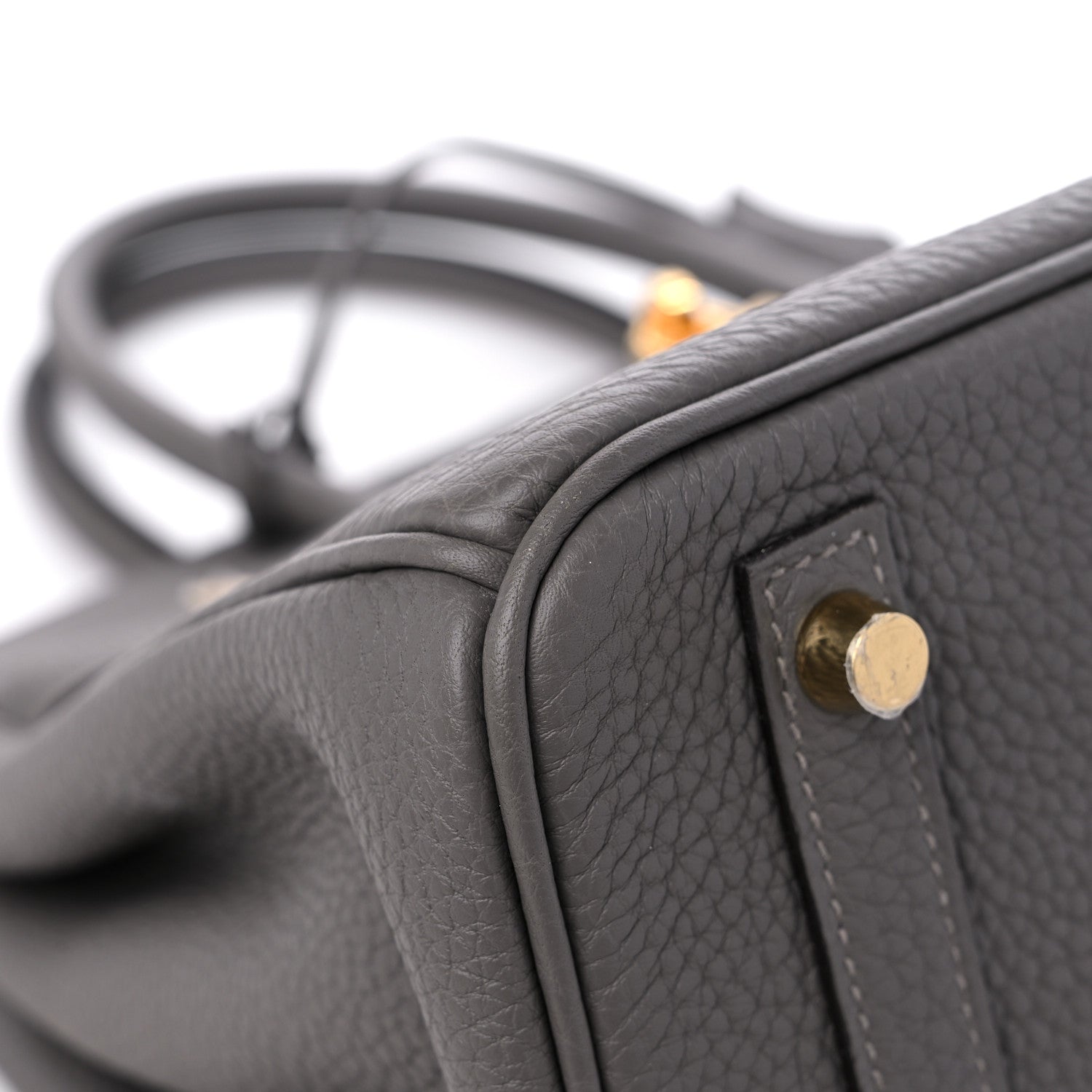 Hermes Togo BIRKIN 30 Gris Meyer 8 of 12