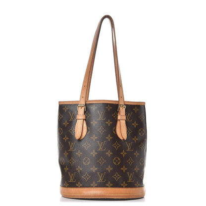 Louis Vuitton Monogram Petit Bucket 23 1 of 10