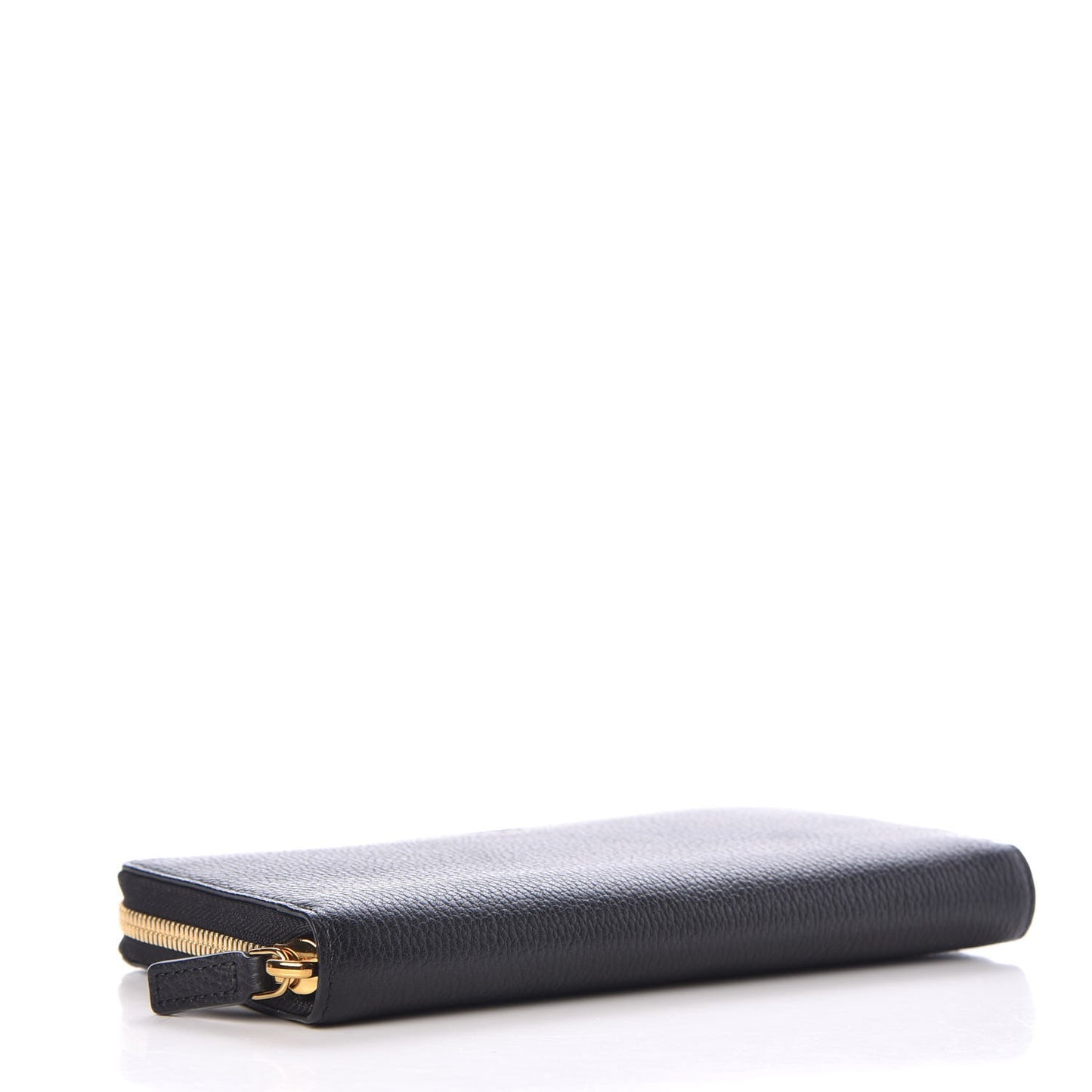 Calfskin Fontanellas Park Avenue Milla Zip Around Wallet Black