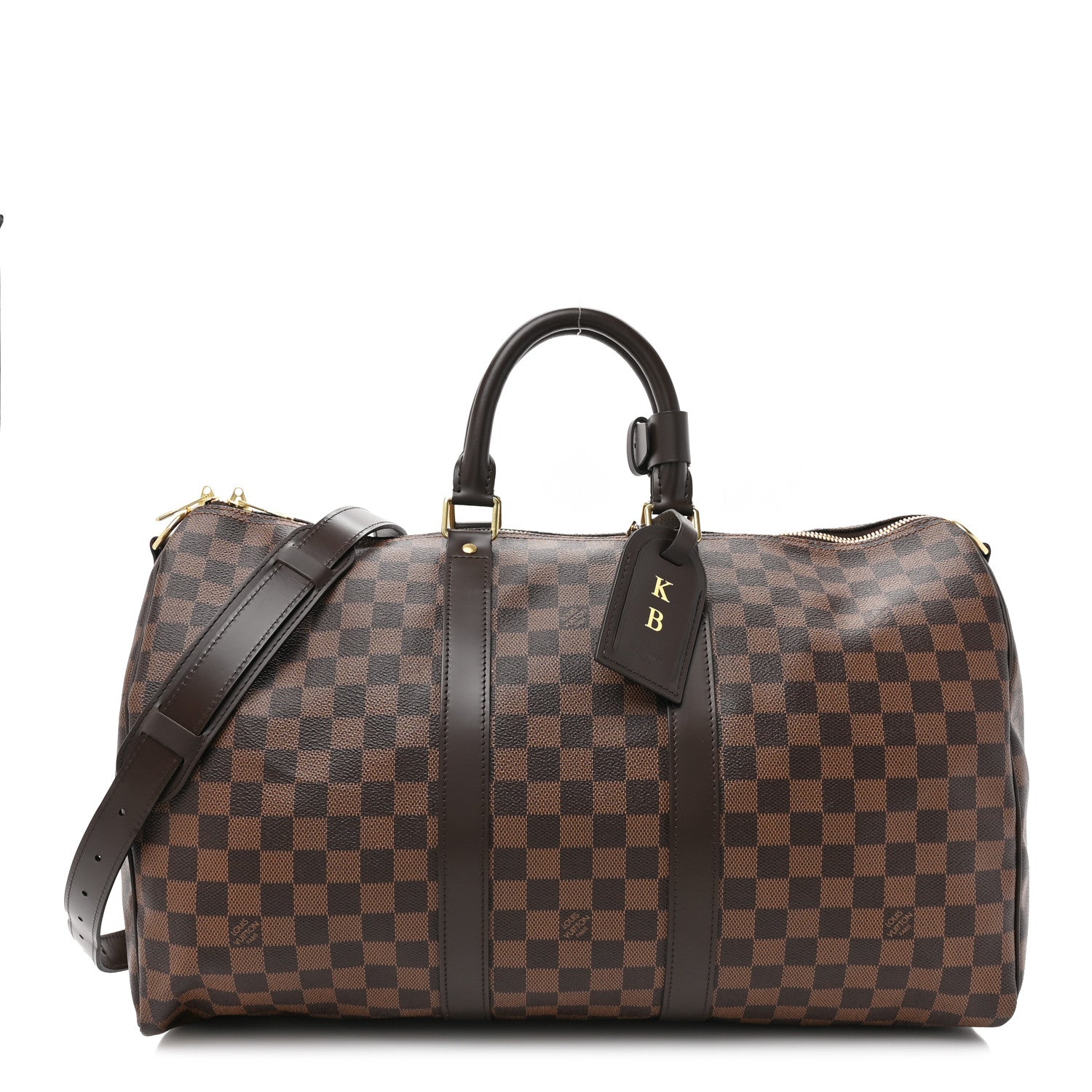Louis Vuitton Damier Ebene Keepall Bandouliere 45 1 of 9