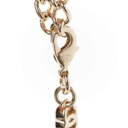 Chanel Metal CC Short Chain Necklace Gold 4 of 5