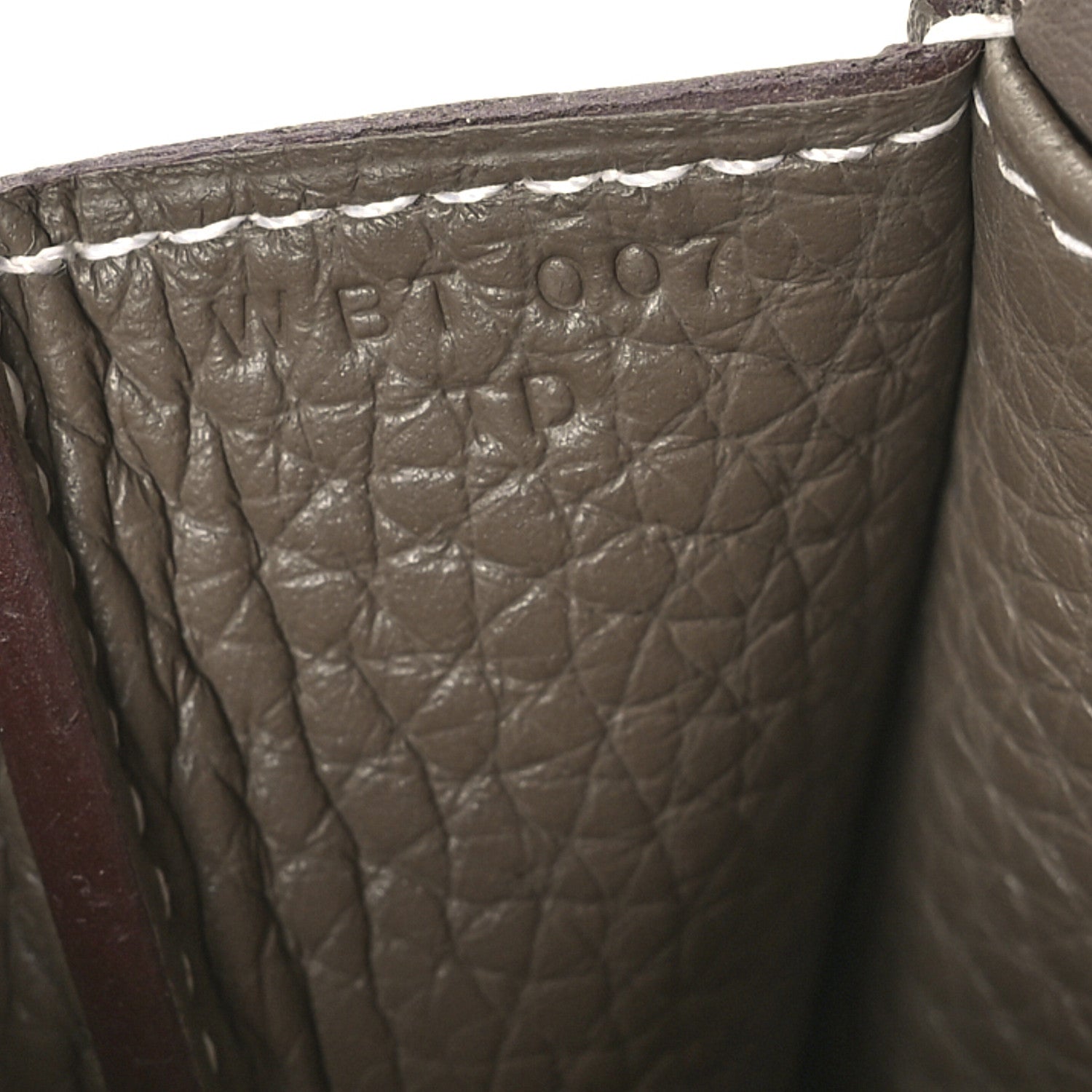 Hermes Taurillon Clemence Halzan 25 Etoupe 7 of 11