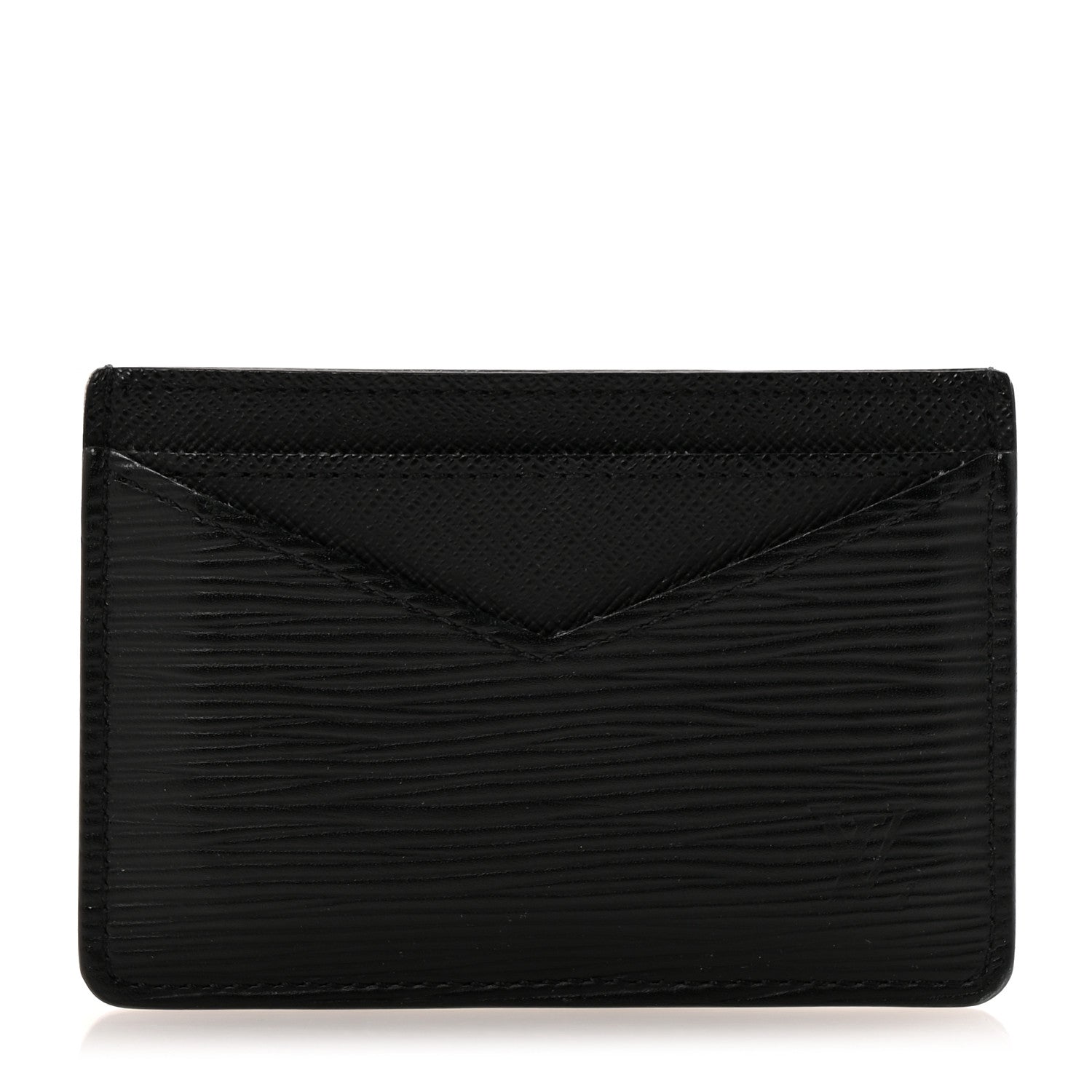 Louis Vuitton Epi Neo Porte-Cartes Card Holder Black 1 of 8