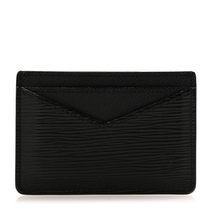 Louis Vuitton Epi Neo Porte-Cartes Card Holder Black 1 of 8