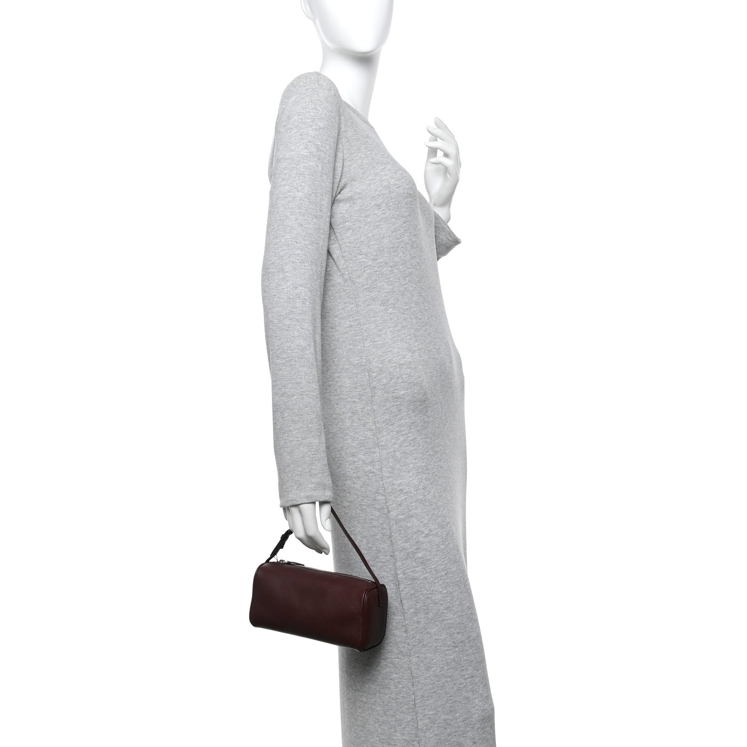 The Row Nappa 90's Bag Burgundy 2 of 10