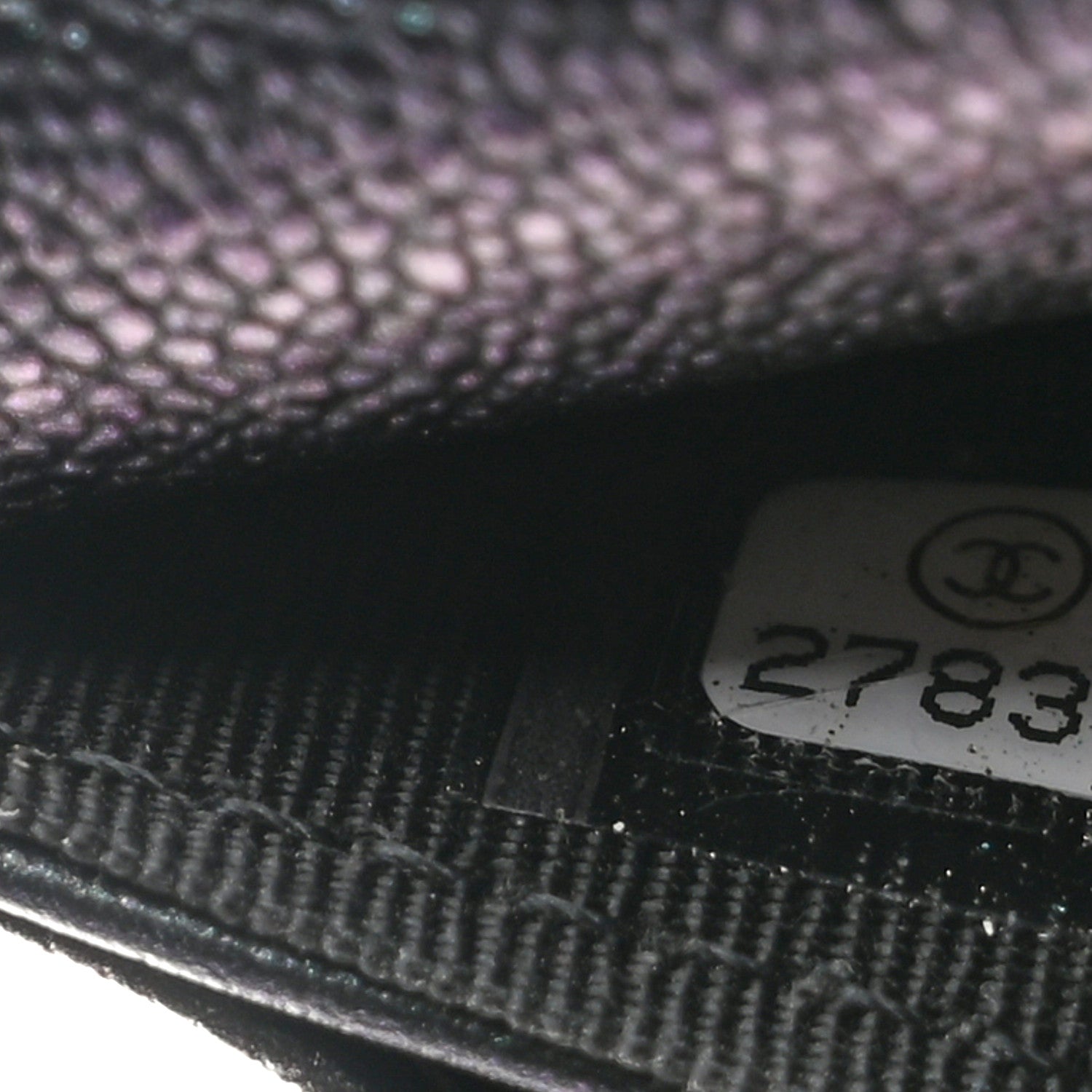 Chanel Iridescent Caviar Quilted Medium Flap Wallet Black 8 of 9