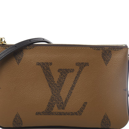 Louis Vuitton Reverse Monogram Giant Double Zip Pochette 10 of 11