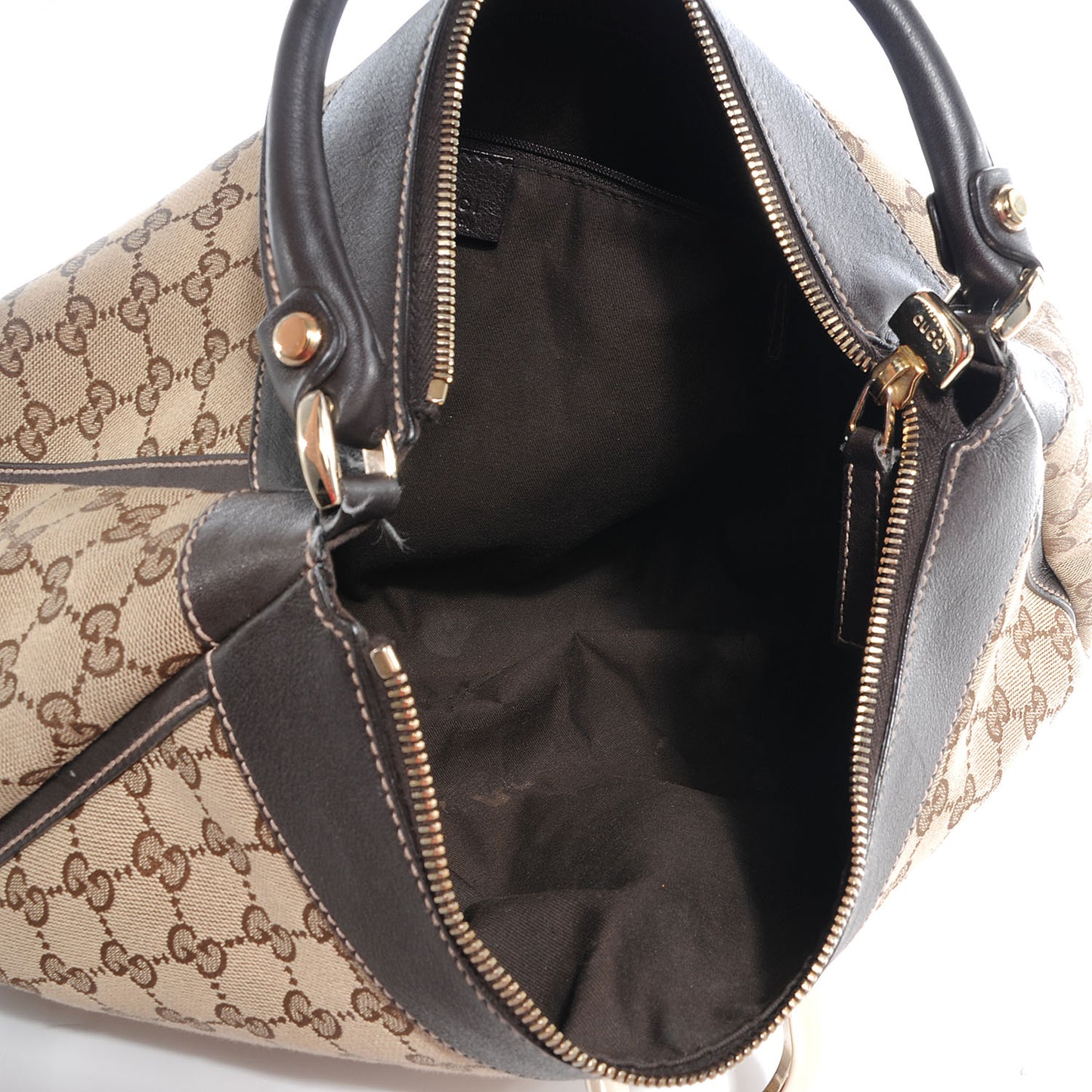 Monogram D Gold Hobo Ebony