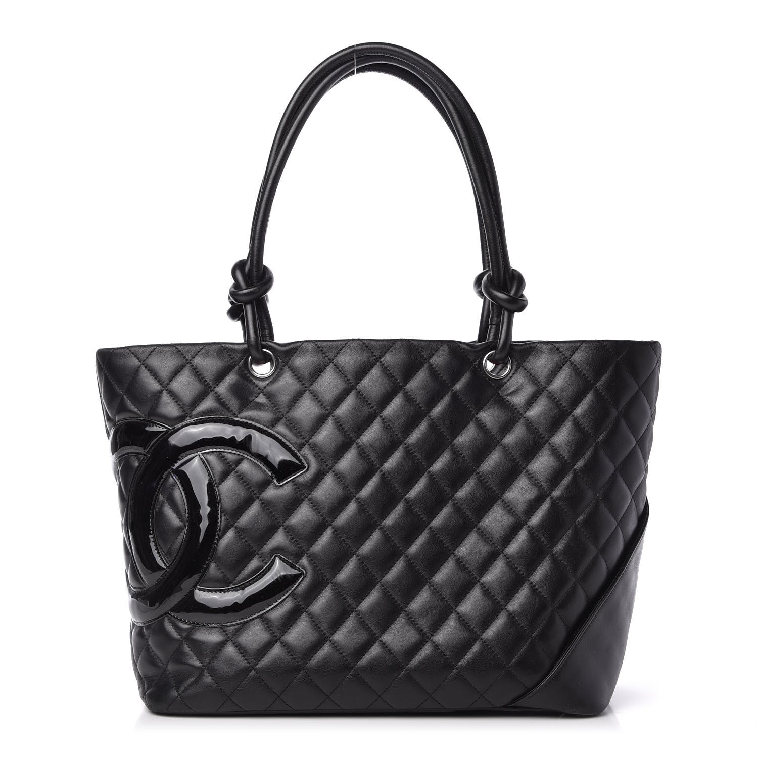 Chanel Calfskin Quilted Large Cambon Tote Black 1 of 9