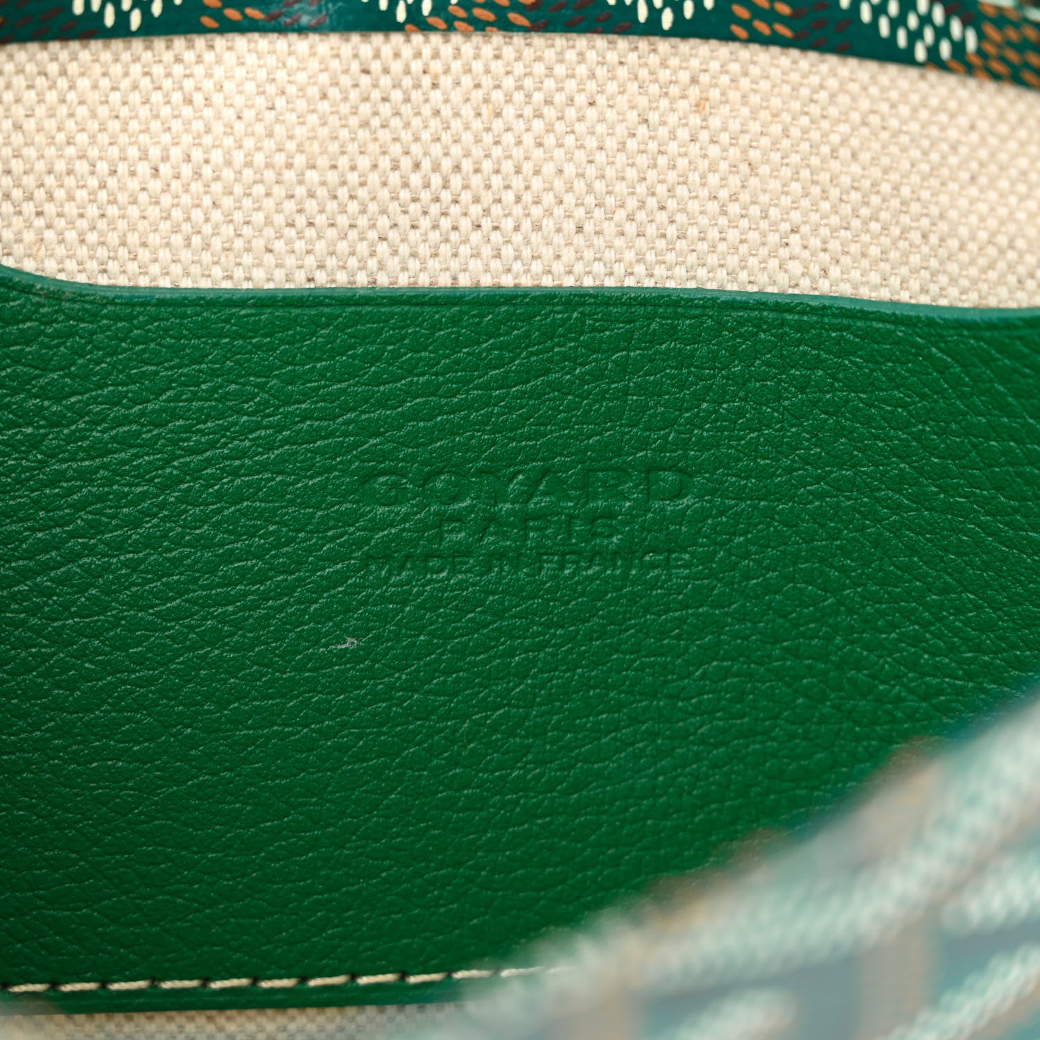 Goyard Goyardine Plumet Wallet Clutch Green 8 of 14