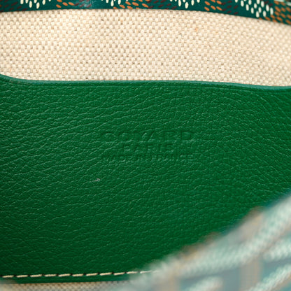 Goyard Goyardine Plumet Wallet Clutch Green 8 of 14