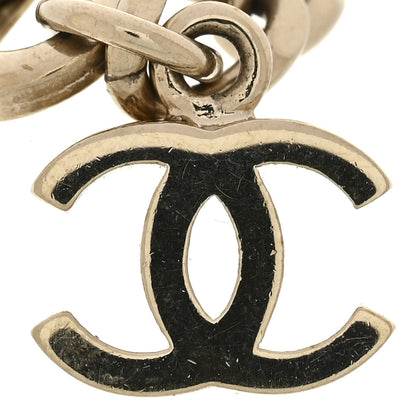 Chanel Crystal CC Chain Bracelet Gold Silver 5 of 6