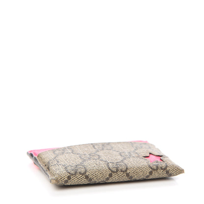 Gucci GG Supreme Stars Card Holder Pink 3 of 7