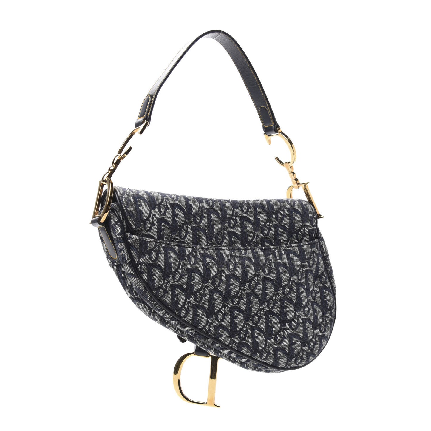 Monogram Saddle Bag Blue