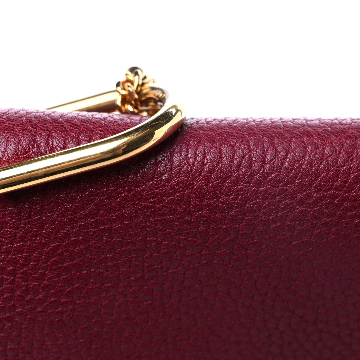 Chloe Grained Lambskin Drew Shoulder Bag Wine Purple 12 of 12
