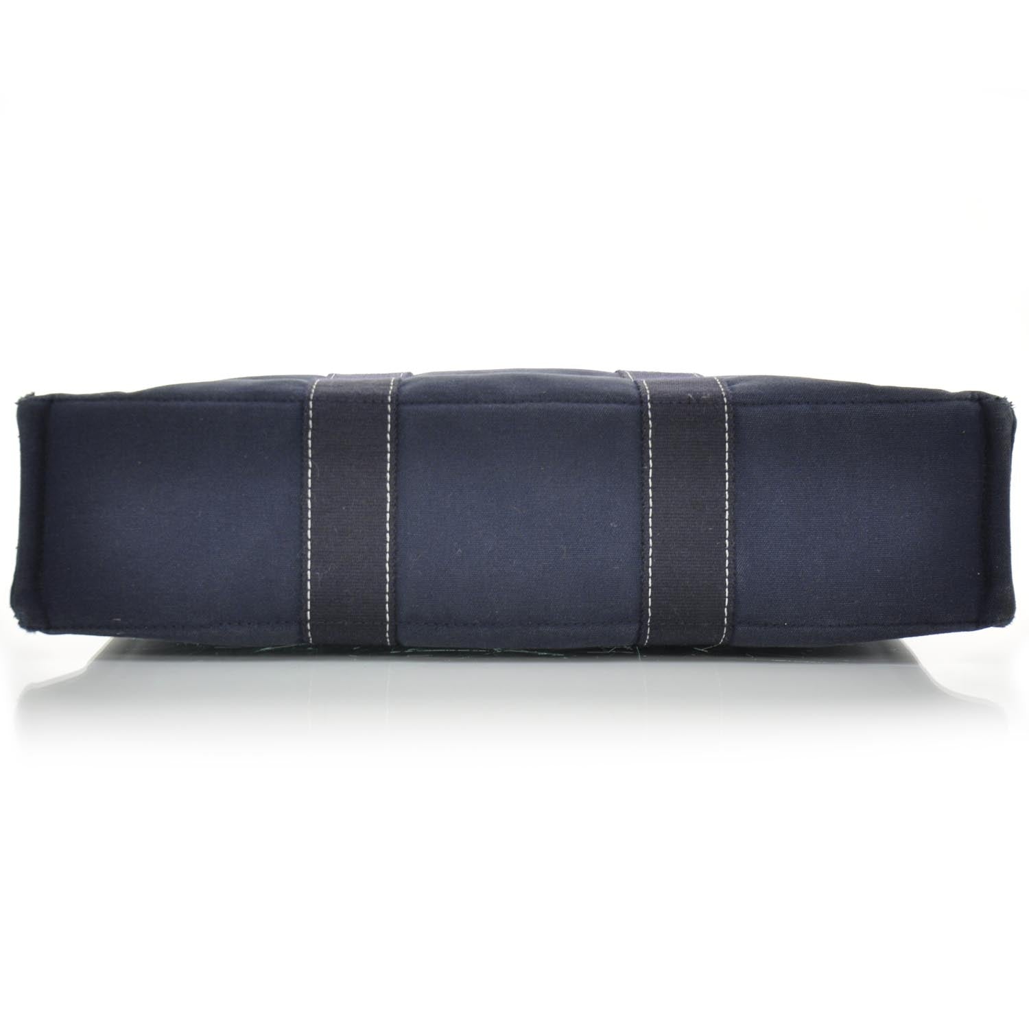 Hermes Toile Fourre Tout MM Navy 4 of 9
