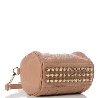 Alexander Wang Pebbled Lambskin Mini Rockie Blush Pale Gold Hardware 4 of 7