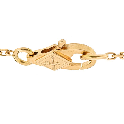 Van Cleef & Arpels 18K Yellow Gold Mother of Pearl Sweet Alhambra Bracelet 3 of 6