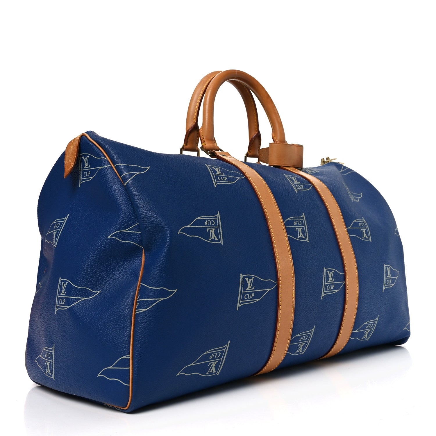 Louis Vuitton Americas Cup Keepall 45 Blue 2 of 9