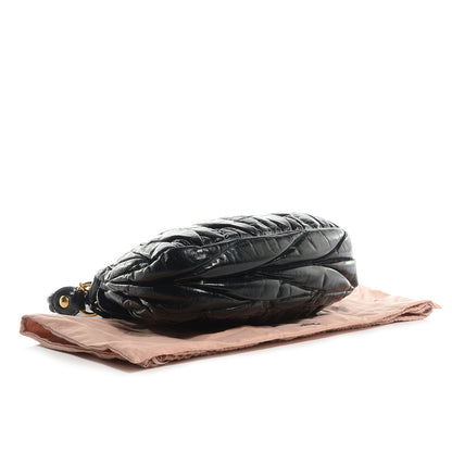 Miu Miu Lux Leather Small Matelasse Coffer Nero Black 6 of 16