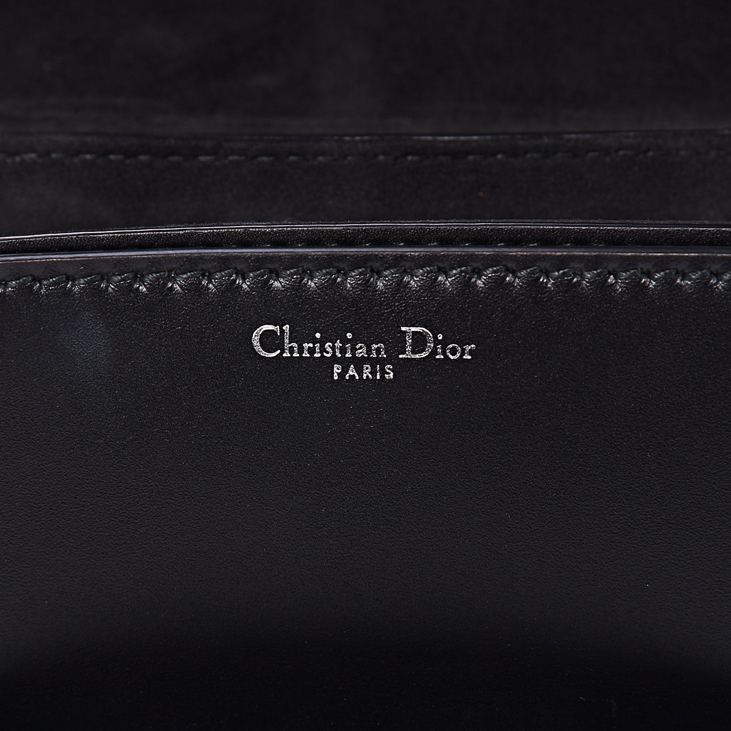 Smooth Calfskin Dio(r)evolution Flap Bag Black