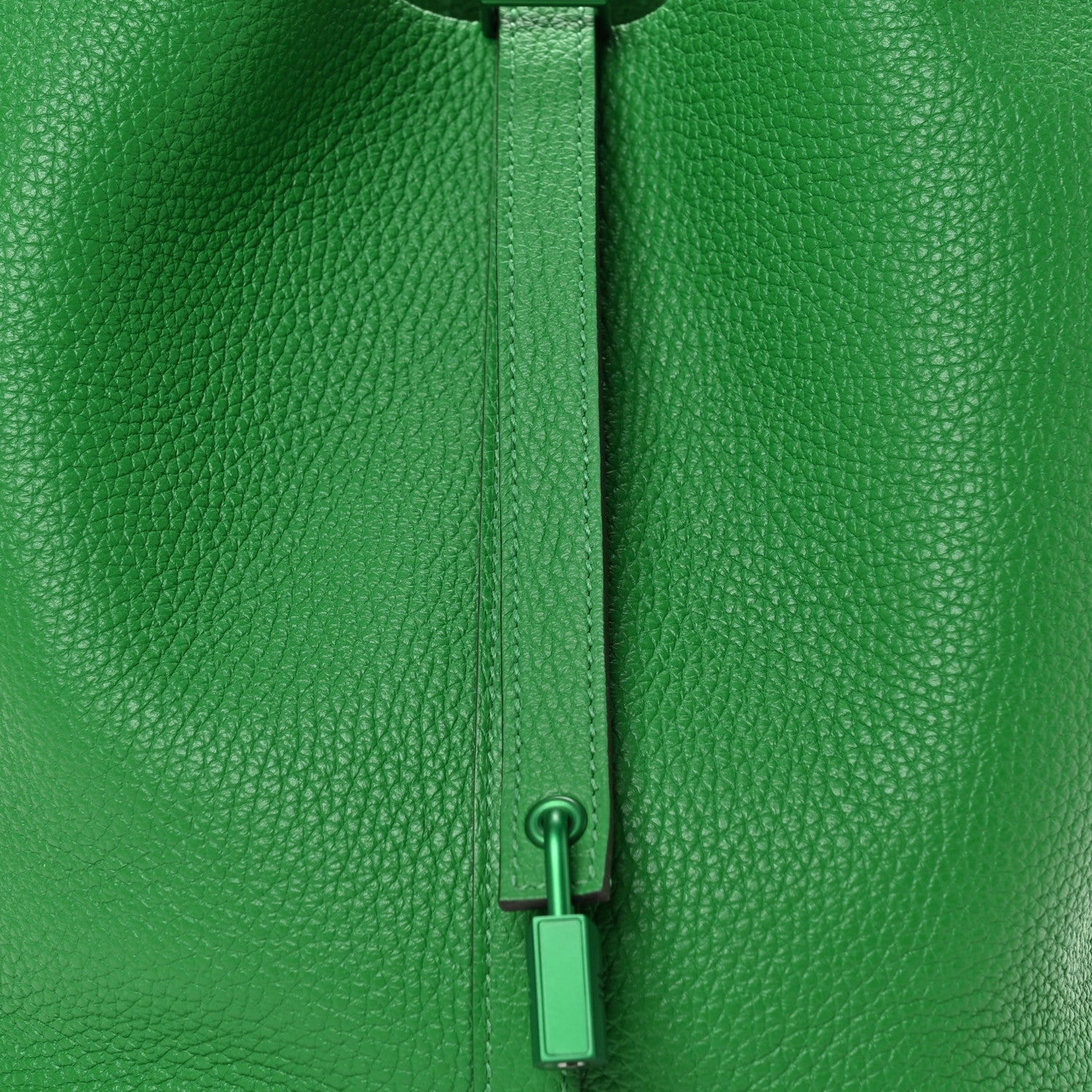 Hermes Taurillon Clemence Monochrome Picotin Lock 22 MM Bambou 8 of 12