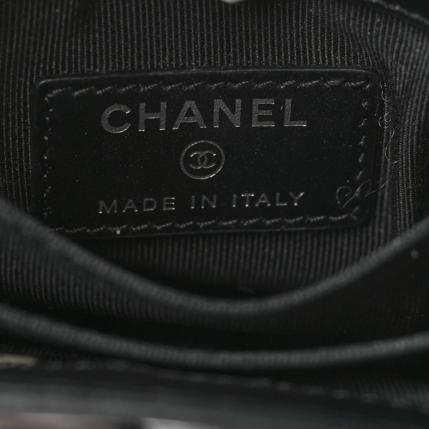 Chanel Patent CC Phone Holder Crossbody Black 6 of 9